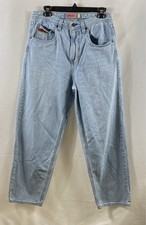 Empyre Men's Light Wash Relaxed Fit Blue Denim Skate Jeans Size 30