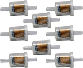 Briggs and Stratton 8 Pack 691035 Fuel Filter 40 Micron For Selected Engines