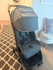 Used UPPAbaby Minu v2 Emelia Sage Green Lightweight Stroller - 50lbs