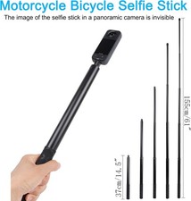 Motorcycle Mount kit for Insta360 One X5 X4 X3 X2 RS DJI OSMO 360 GoPro MAX- Dou