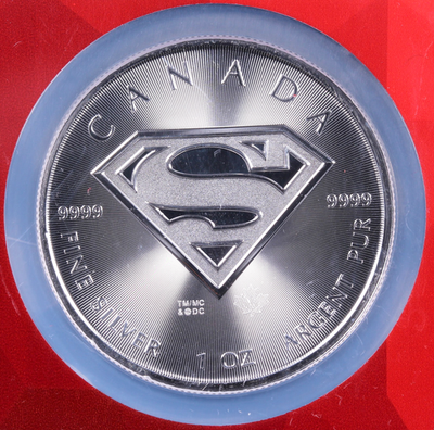 2016 Canada Superman $5 1 oz .9999 Silver Maple Leaf NGC MS70 DC