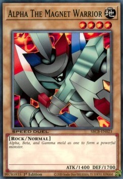 YuGiOh Alpha The Magnet Warrior SBCB-EN023 Common Englisch Neu 1st