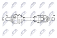 NTY NPW-RE-269 Antriebswelle Vorne Links FüR Renault
