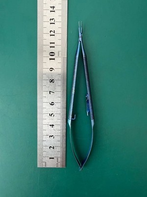 Katena KT6-3820 Micro Needle Holder Curved W/ Lock Titanium