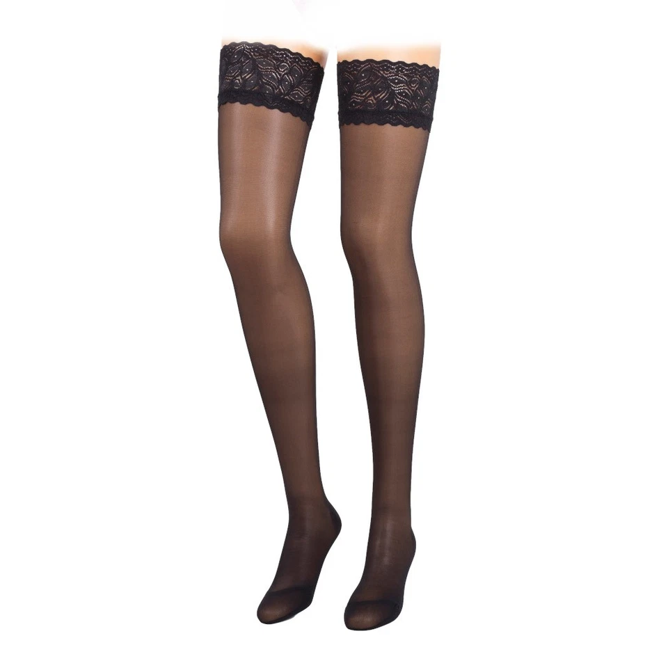 Compressana Calypso Damen Schenkelstrüpfe Kompression 140Den Stützstrumpf 9017 - Bild 2 von 4