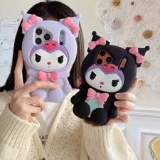 3D Komi Phone Case for iPhone 17 Pro Max 13 14 15 16 Cute Cartoon Cover for Girl