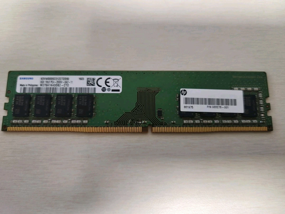 Samsung PC4-21300 (DDR4-2666) Bus Speed Computer RAM 8 GB Capacity
