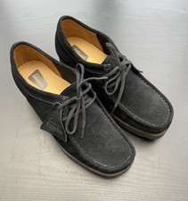 RARE - Clarks Women’s Original Wallabees - Peggy Bee Black Suede Size 7D
