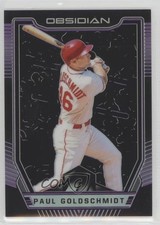 2019 Chronicles Obsidian Electric Etch Purple Prizm 77/99 Paul Goldschmidt w8t
