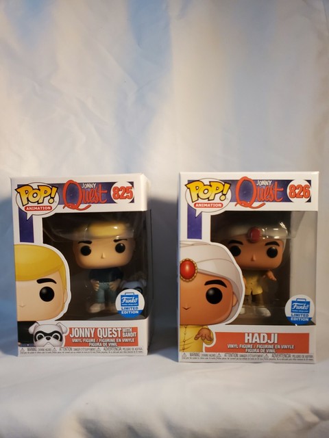 Funko Pop Johnny Quest W/ Bandit and Hadji 2 Pops! IN HAND FUNKO SHOP EXCLUSIVE! | eBay