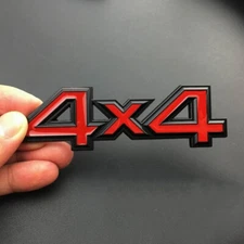 4x4 Logo Emblem Badge Car Side Fender Rear Trunk Sticker Metal Decal Accessories