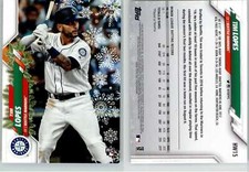 Tim Lopes 2020 Topps Holiday Metallic Snowflake HW15 Mariners RC Rookie