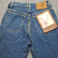 Vintage Calvin Klein Denim Jeans Womens 10 Blue Solid High Rise Union Made USA