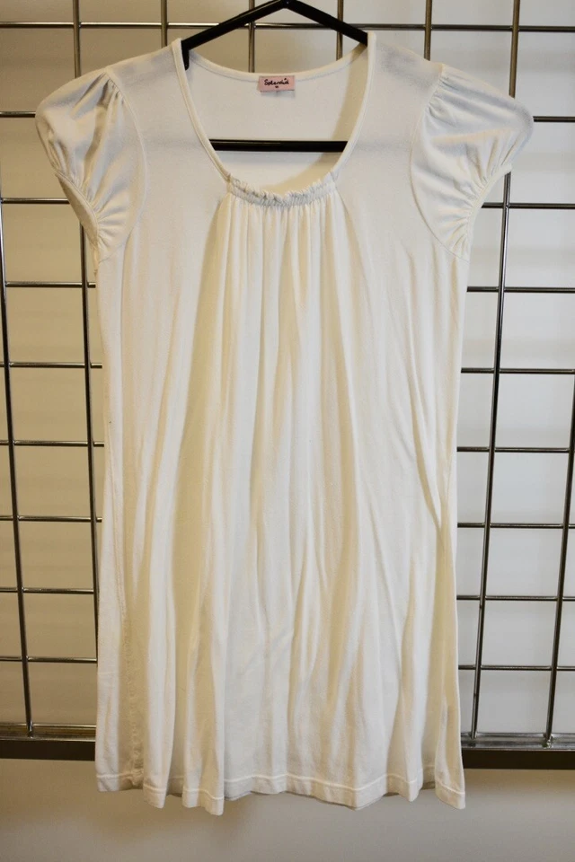 Espléndida Camisa de Vestir Blanca Algodón Niñas Talla 12 Juvenil En Oferta Foto 3 de 4