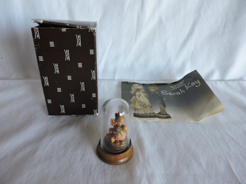 Anri Sarah Kay “Good as New” Miniature Italian Woodcarving with Box