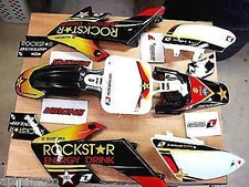 Honda crf 50 pit bike ssr pitster sdg Graphics w plastifcs Rockstar 04-24 black