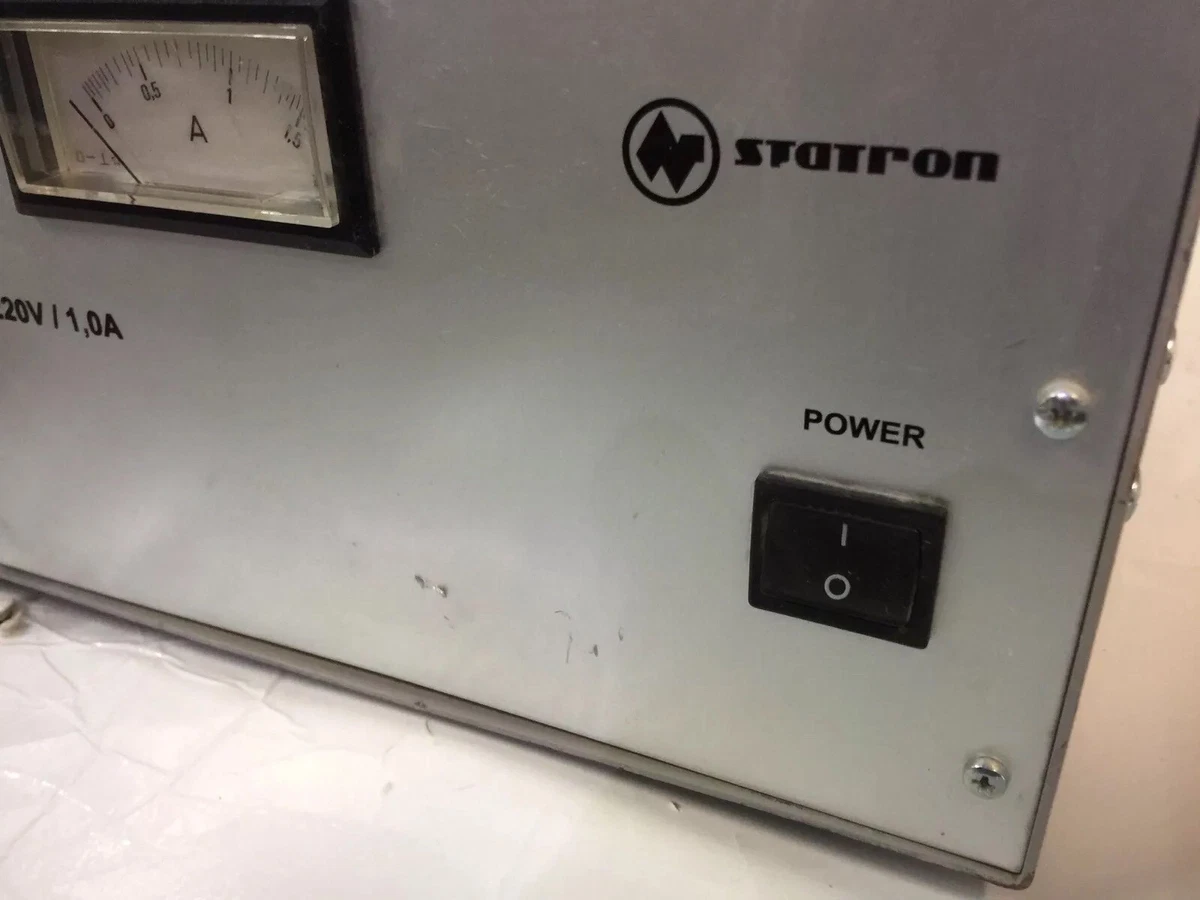 Statron Germany 2231.5 220v 1amp DC output voltage power supply with analog dis