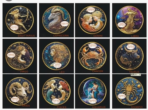 Libra ♎️ Zodiac Sign Commemorative Coin. Choose Your Birth Sign. UK Seller 🇬🇧 - Picture 4 of 6
