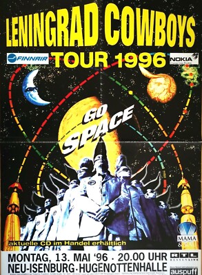 LENINGRAD COWBOYS 1996 TOUR - orig. Concert Poster - Plakat - DIN A1 - F/U 1005