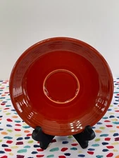 Fiestaware Paprika Saucer Fiesta Retired Burnt Orange Saucer Only