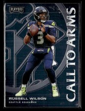 2020 Panini Playoff #CA-5 Russell Wilson Call to Arms Card Seattle Seahawks