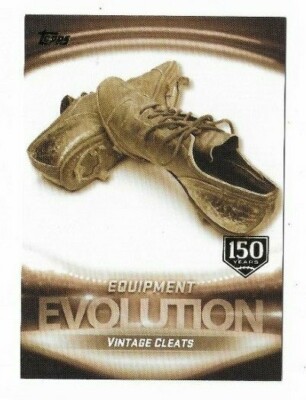 2019 Topps #EO-25 Modern/Vintage Cleats Evolution 150 years Serial #096/150