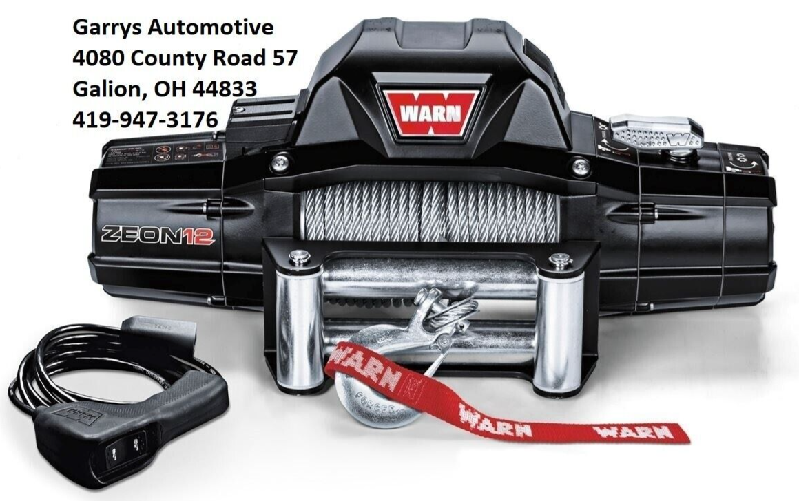 WARN 89120 ZEON 12 12000 lb Premium Series Winch Roller Fairlead