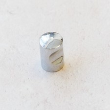 Chrome Kitchen Cupboard Knob Cylinder Polished 25mm Modern Pull Door Drawer