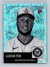 2022 Topps Chrome Platinum Anniversary #476 Lucius Fox RC Black & White WAS