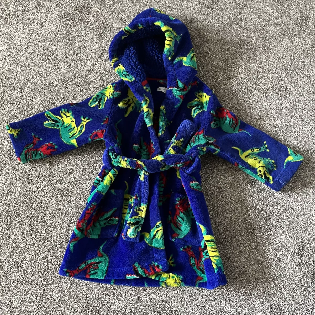 Baby dinosaur dressing gown sales