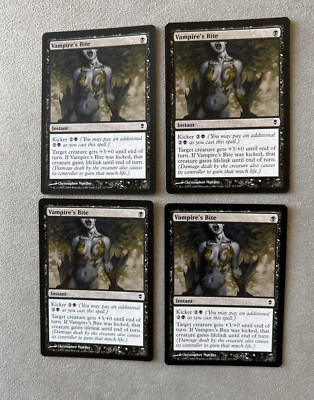 VAMPIRE'S BITE X4 4 4X Zendikar MTG Magic the Gathering Cards