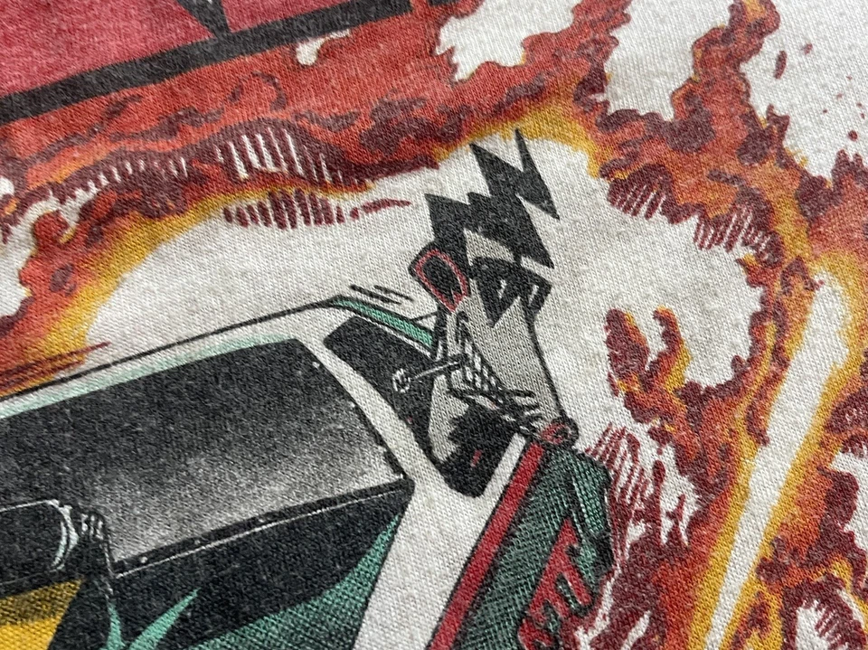 Camiseta De Colección RATT Dancing Undercover World Tour Band XL 1987 80s Drag Racing Foto 4 de 4