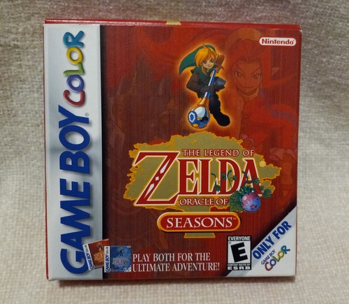 The Legend of Zelda Oracle of Seasons (Color Game Boy | GBC) Auténtico SOLO EN CAJA - Imagen 2 de 11