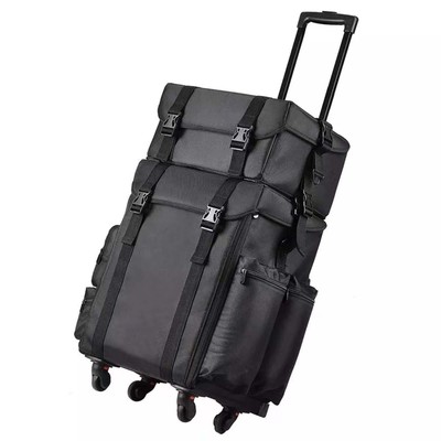 Make-up Trolley Etui Reiserad Make-up Aufbewahrungsbox für Schönheitswerkzeug Salon