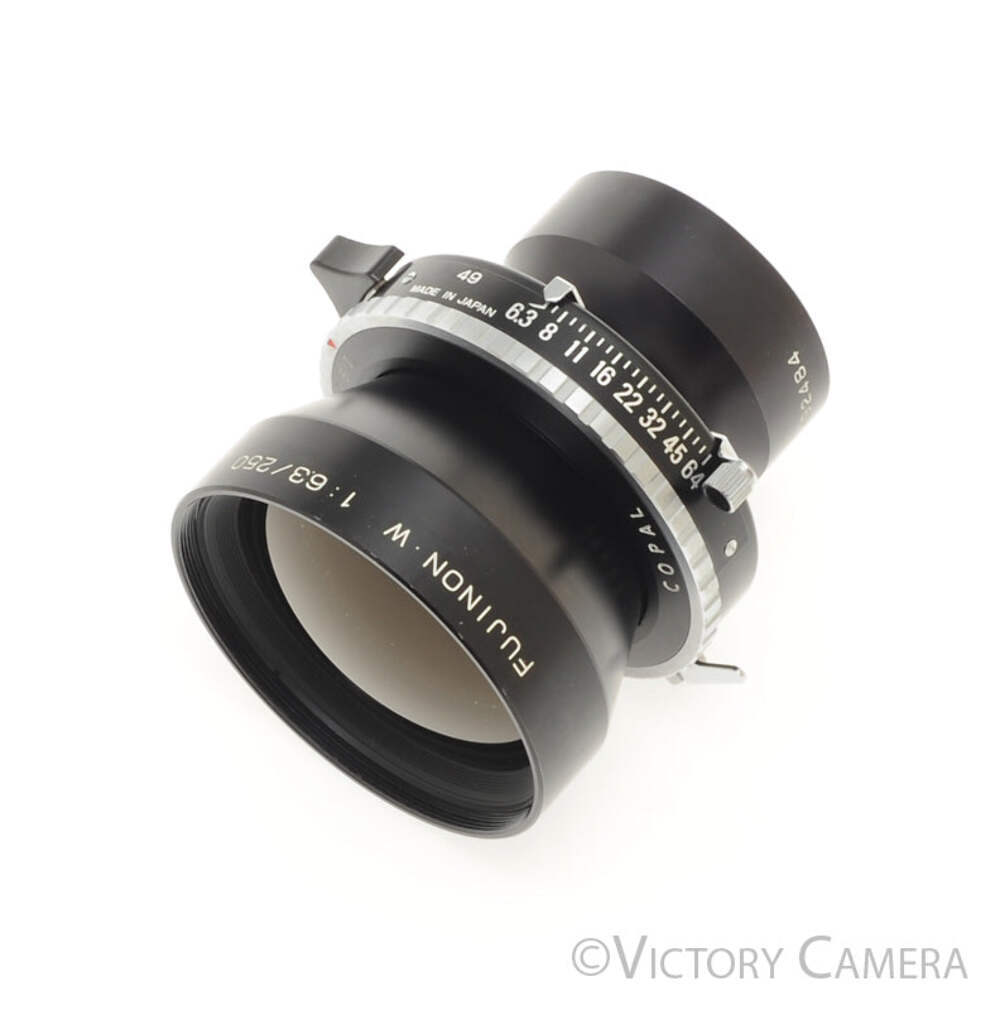 Fuji Fujinon W 250mm f6.3 Large Format 4x5 Lens Copal