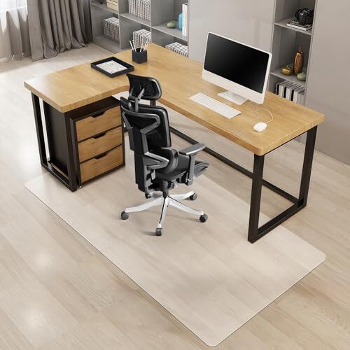 Hardwood Floor Office Chair Mat 46x72 Inches for Hard Floors-image