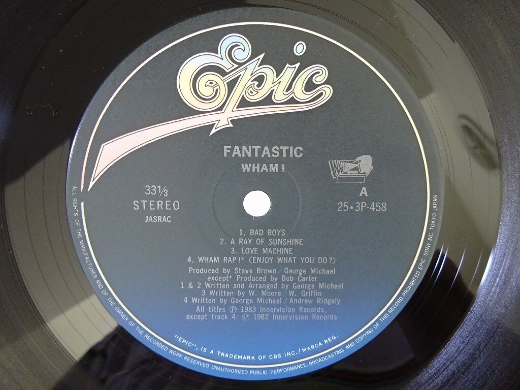 欧LP Wham! Fantastic 19658815011 EPIC 未開封 /00260 Hi-Res Edition - Wham! – Fantastic - Atmos Blu-ray spatial