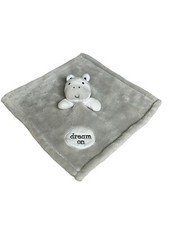 Baby Gear Grey White Zebra Dream On Security Blanket Plush Lovey Fluffy