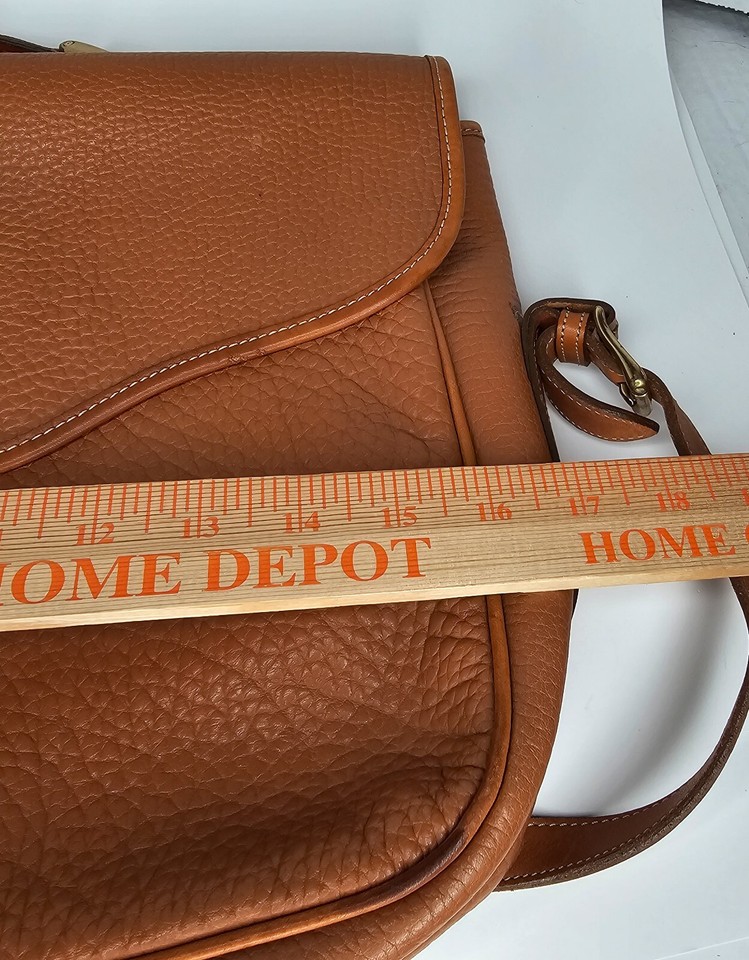 Dooney & Bourke Pebbled Leather Messenger Bag Vintage eBay