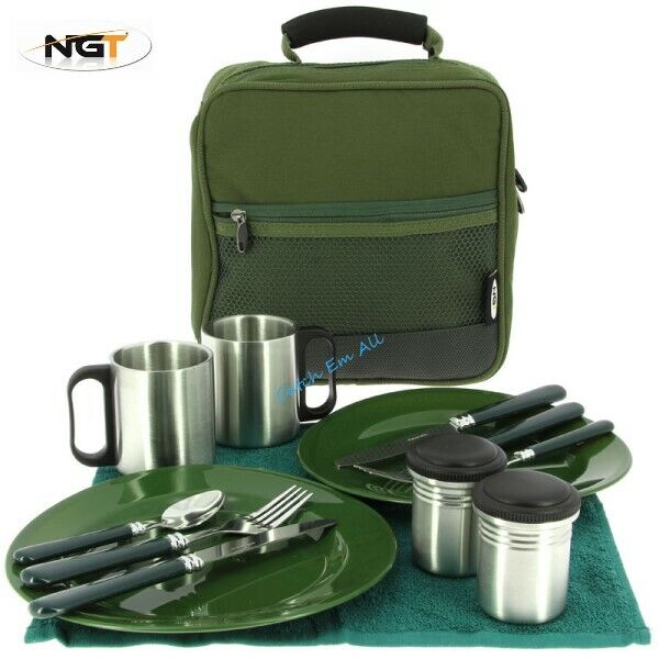 XXL Camping Cutlery Set Sessionbag Cutlery Bag Food Bag Camping Tableware NGT