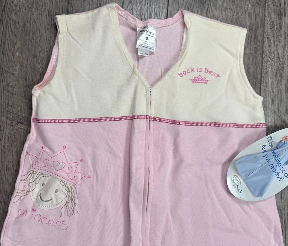Roupas para bebê menina novo saco de dormir Halo L bolsa de dormir princesa - Imagem 3 de 4