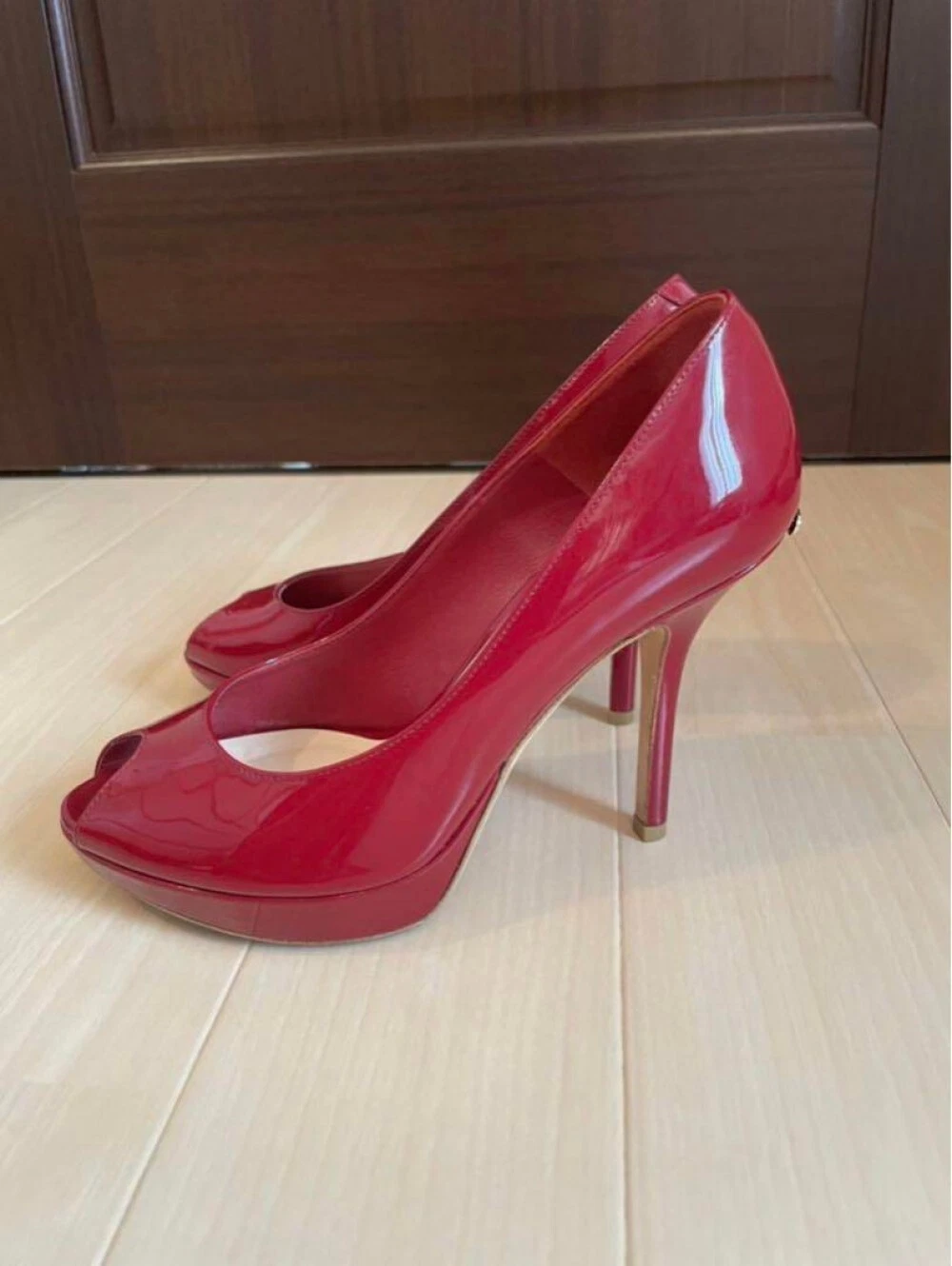 Escarpins Christian Dior talon cuir rouge EU36/US6 39953c