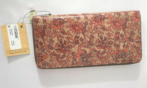Patricia Nash Lauria Zip-Around Leather Wallet W/ RFID-Boho India-NWOT- $109 - Picture 2 of 5
