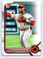 2022 Bowman Draft #BD-91 Leonardo Balcazar Cincinnati Reds
