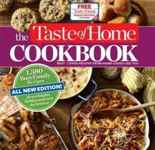 The Taste of Home Cookbook, 4th Edition: 1,380 Busy Family Recipes for We - GOOD