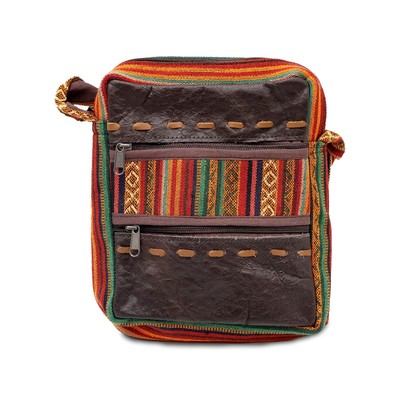 Handcrafted Hemp Crossbody Messenger Bag for Women - Festival Market Tote, Fast