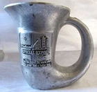 Vintage HEILEMANS Special Export Signed Beer Pewter Type Tankard Mug 5-1/4" Tall