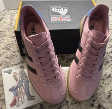 GOLA Viper Sneakers Candy Pink Black Santorini Gum Suede Women’s 8 CLB735-C NIB
