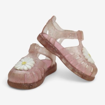Einzelstücke, Sandalen Igor Tobby Glanz Glitzer Blumen Jelly Sand, UK 5,5 G/EUR 22 8...