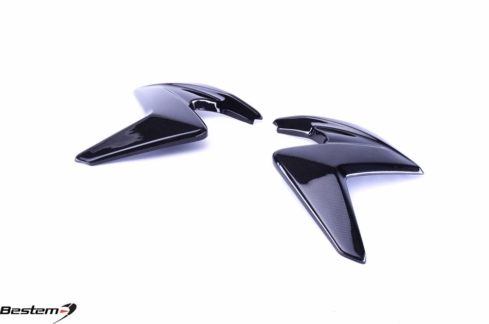 Carenados cubiertas laterales de radiador 100 % fibra de carbono Honda CB1000R 2008-2017 Foto 2 de 4